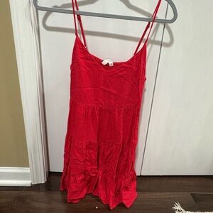 Red Strappy Dress